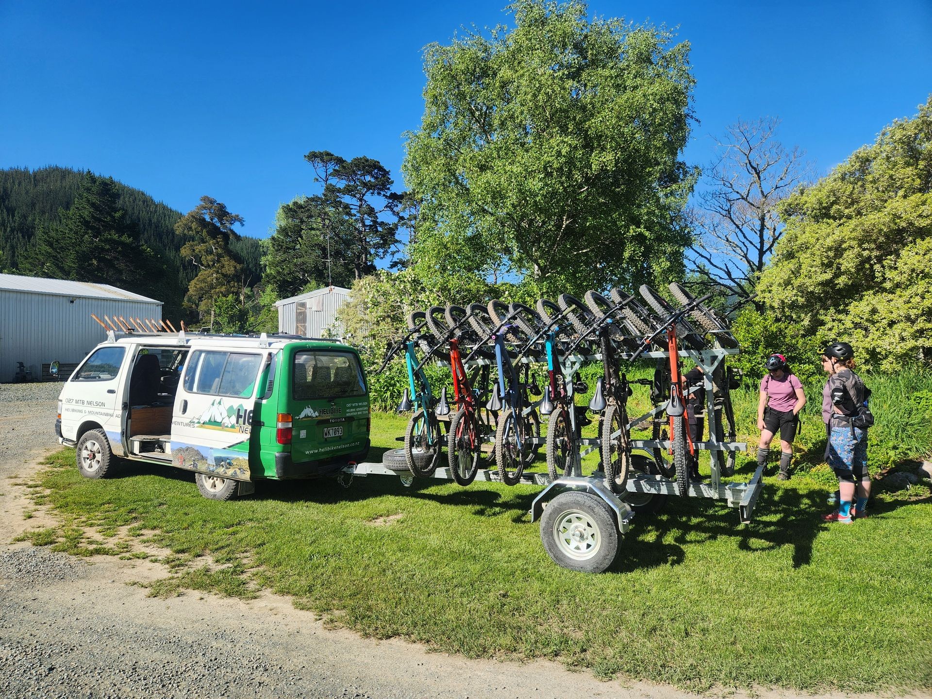 Mountain Bike Nelson running public MTB shuttles at Cable Bay Adventure Park in Nelson NZ